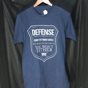 DSC Defense Hockey Navy Blue T-Shirt - Size M (NWT)